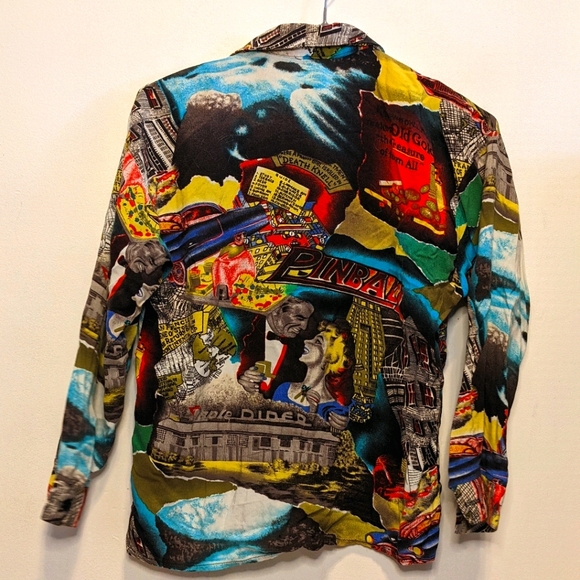 RARE Vintage Old Gold Cigarette Blouse - Picture 4 of 4